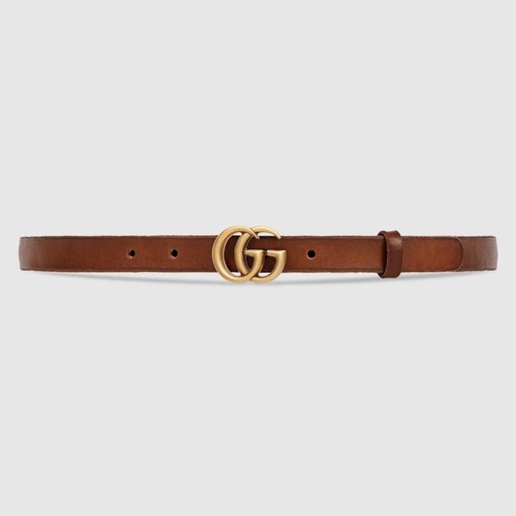 Gucci Accessories - gucci leather belt with double g buckle